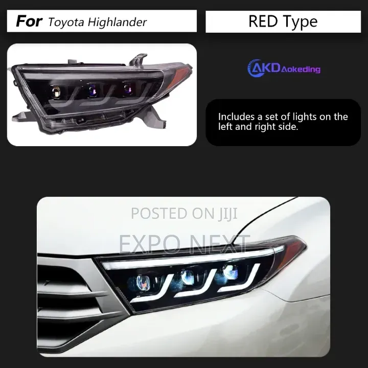 Toyota Highlander 2012-2014 Led Headlight