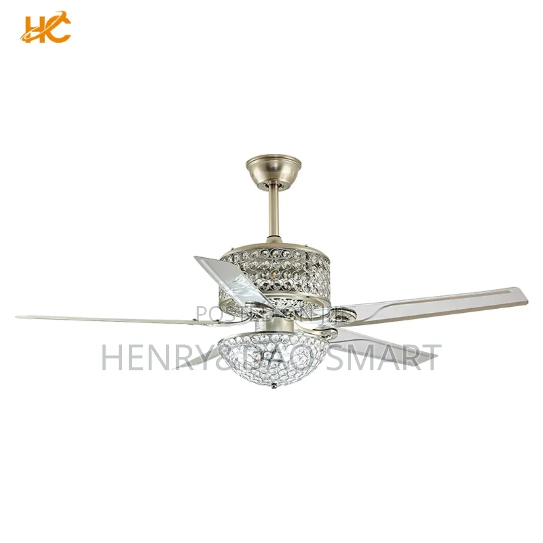 Long Blade Luxury Fanlight With Remote