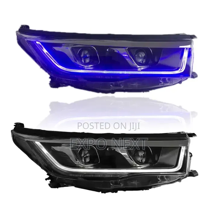 Toyota Highlander 2015-2017 Front Led Head Light Abs Plastic