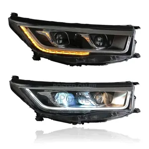 Toyota Highlander 2015-2017 Front Led Head Light Abs Plastic
