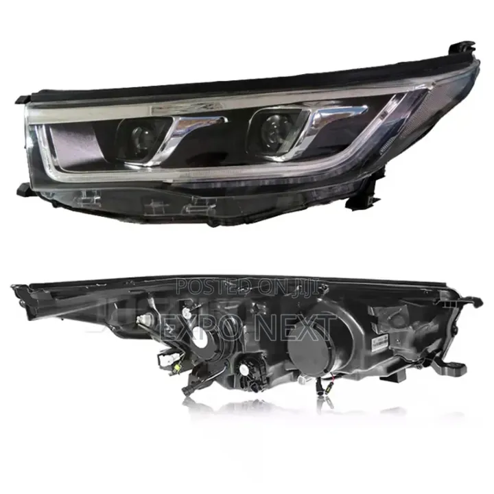 Toyota Highlander 2015-2017 Front Led Head Light Abs Plastic