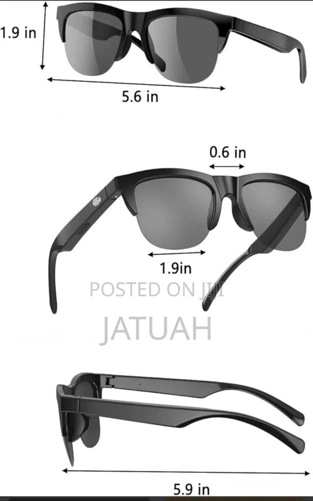 Smart Ai Sun Eyeglasses F06 5.3v