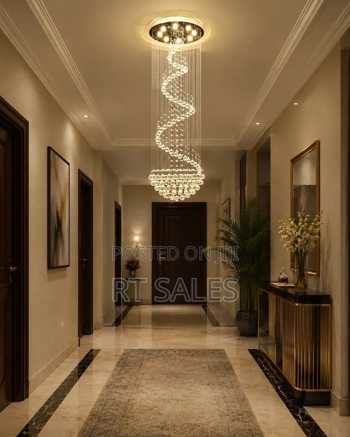 Crystal Chandelier Light.