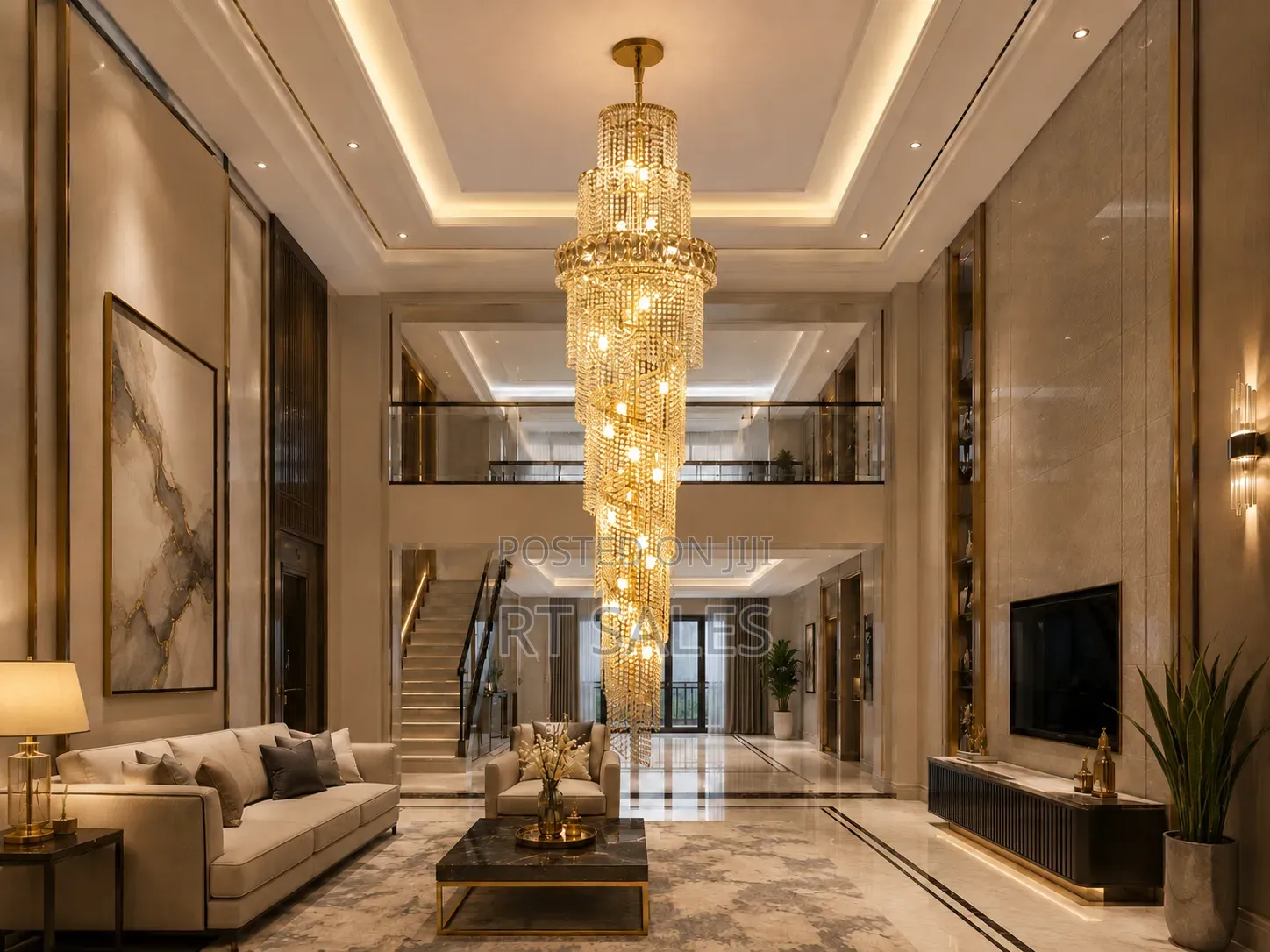 8 Feet Long Chandelier Light.