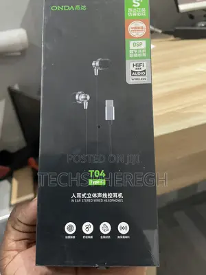 Onda T04 Type-C in-Ear Wired Headphones – Brand New Hifi Stereo Audio