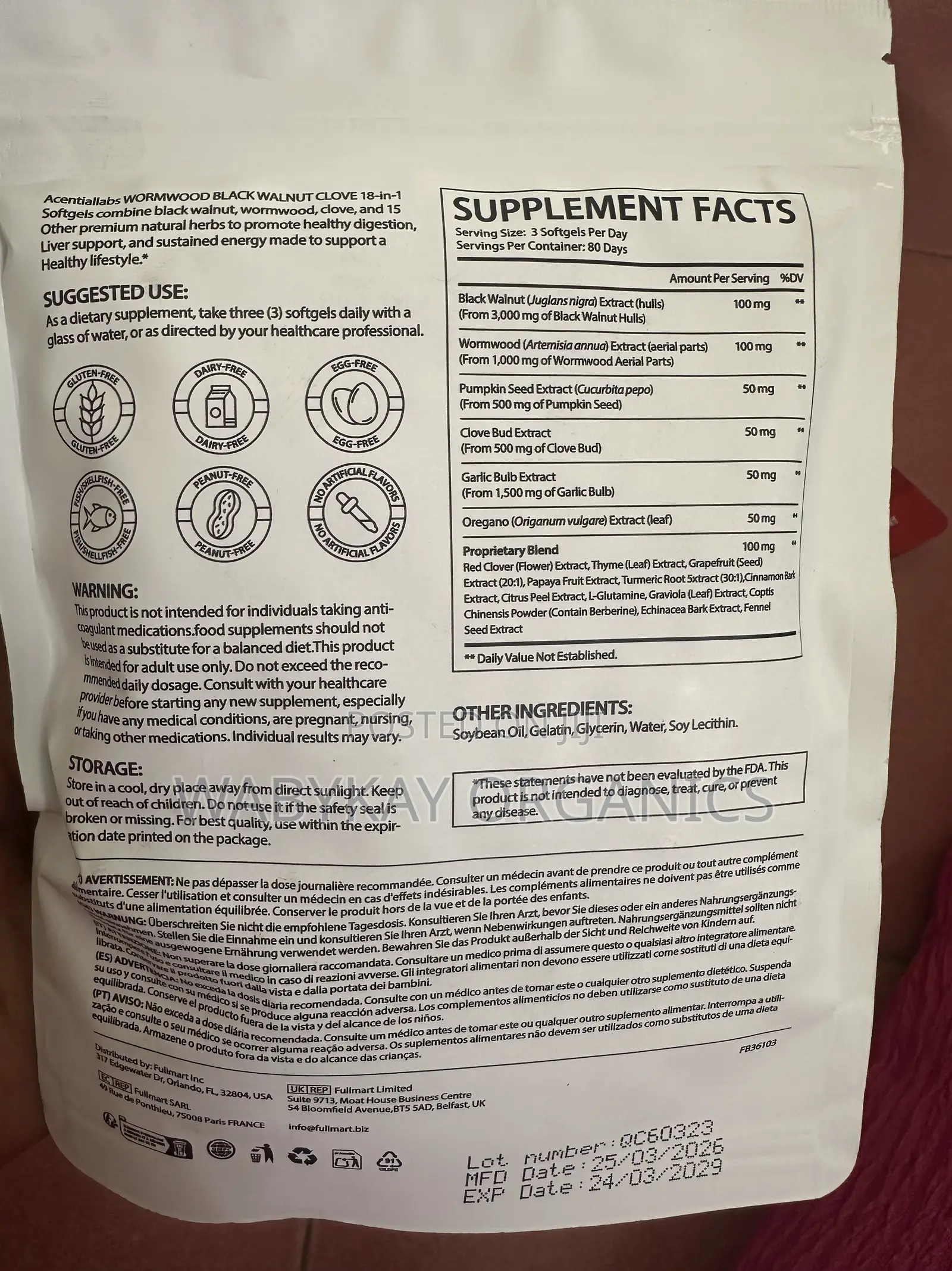 Lymphatic Support Softgel
