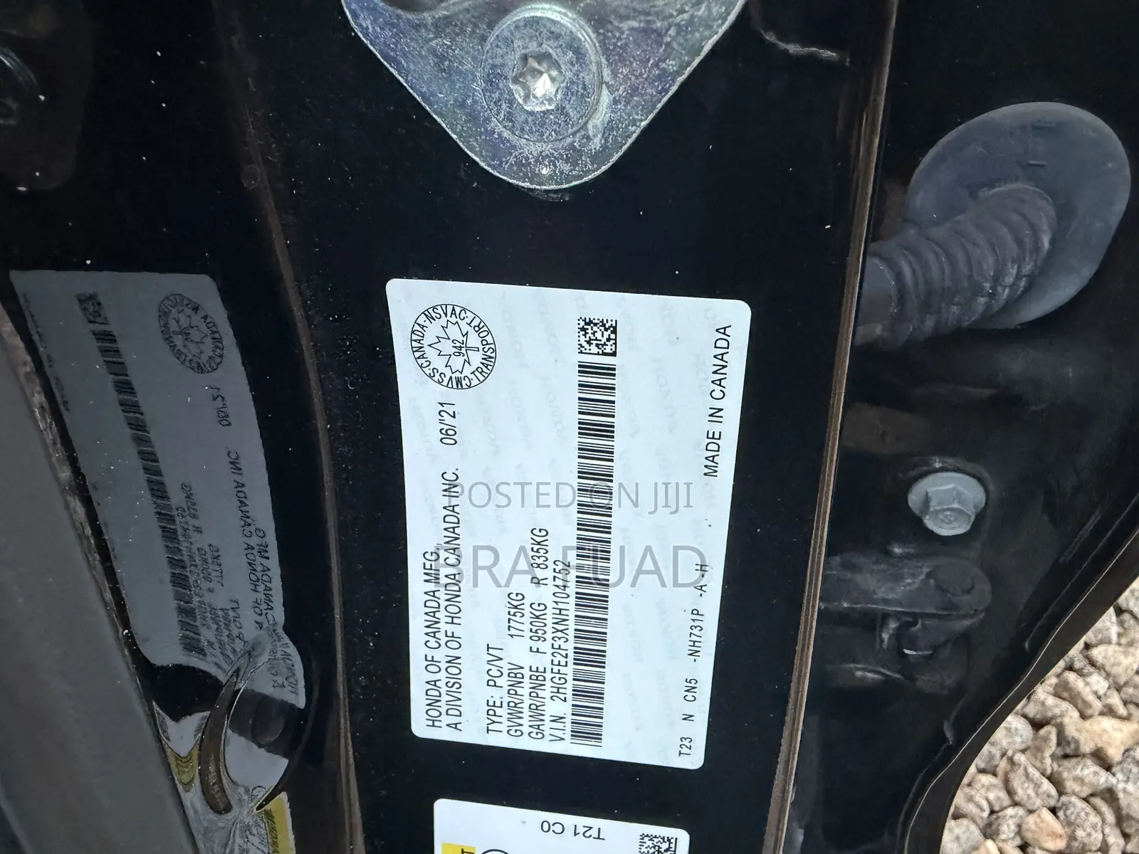 Honda Civic EX 2022 Black