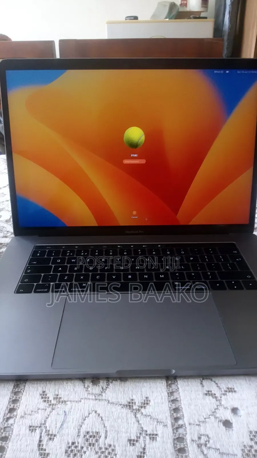 Laptop Apple MacBook Pro 2017 16GB Intel Core i7 SSD 256GB