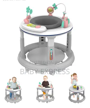 Baby Walker With Adjustableheight,Removable Tray for Feeding,Has Music