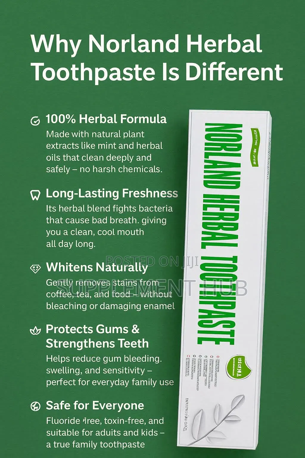 Fluoride-Free Herbal Toothpaste