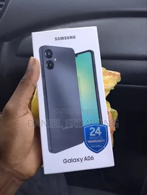 New Samsung Galaxy A06 64 GB Black