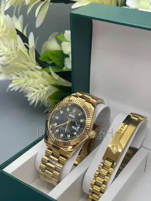 Rolex Watch Rolex Bracelet Set for Him – Matching Gift Set