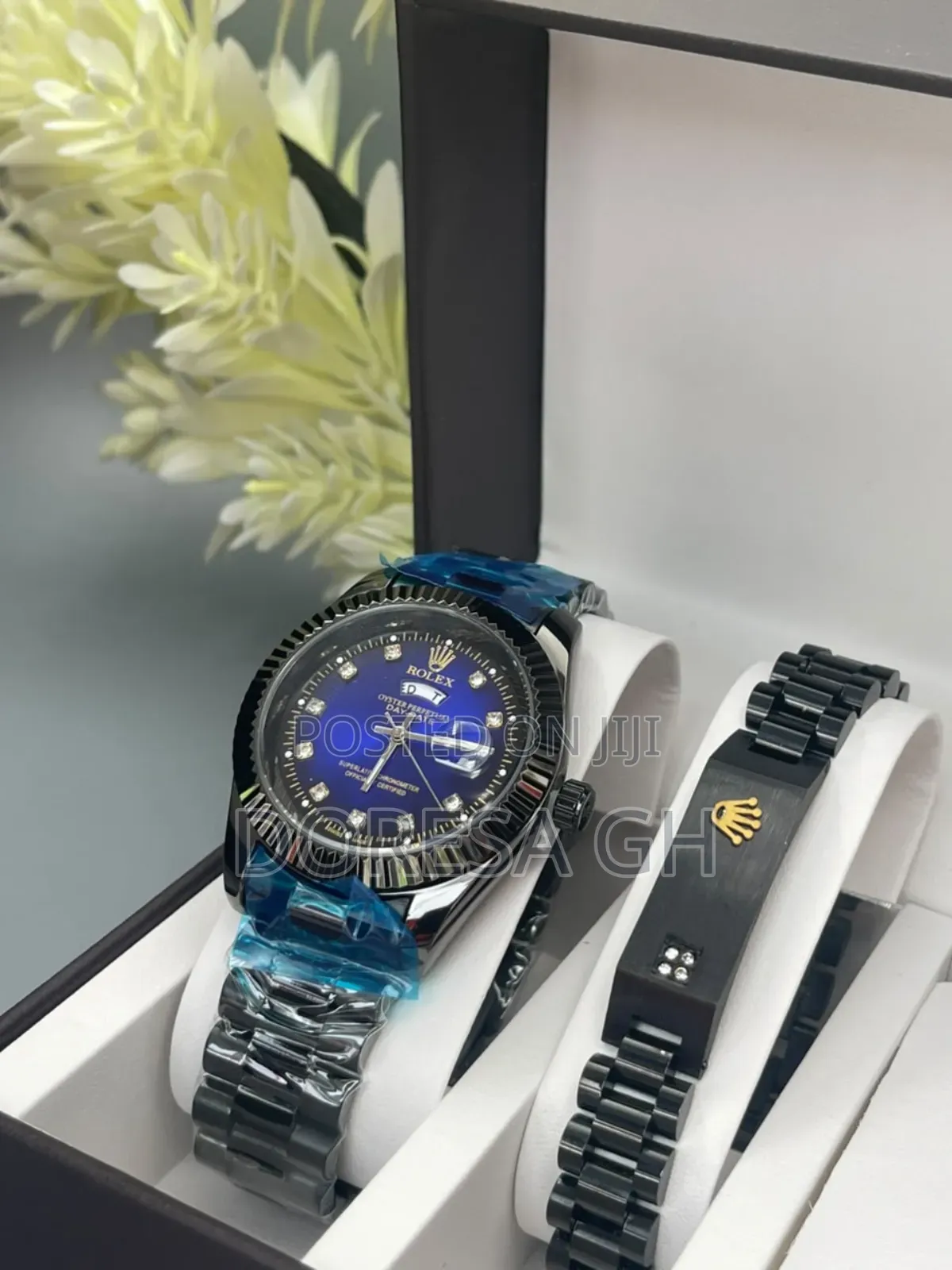 Rolex Watch Rolex Bracelet Set for Him – Matching Gift Set