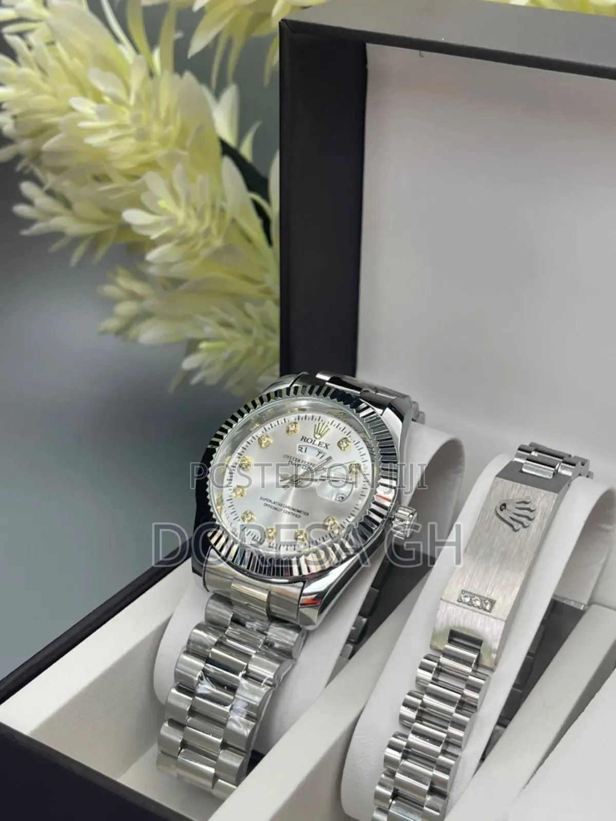 Rolex Watch Rolex Bracelet Set for Him – Matching Gift Set