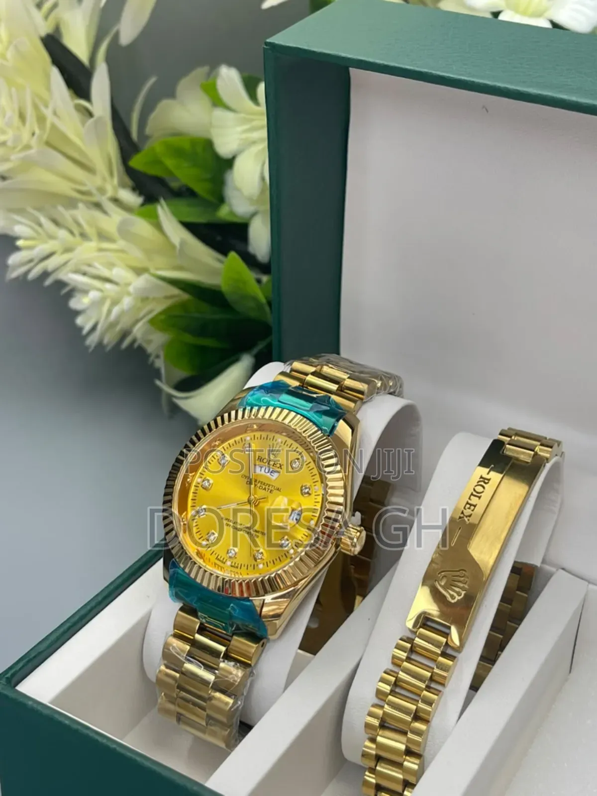 Rolex Watch Rolex Bracelet Set for Him – Matching Gift Set