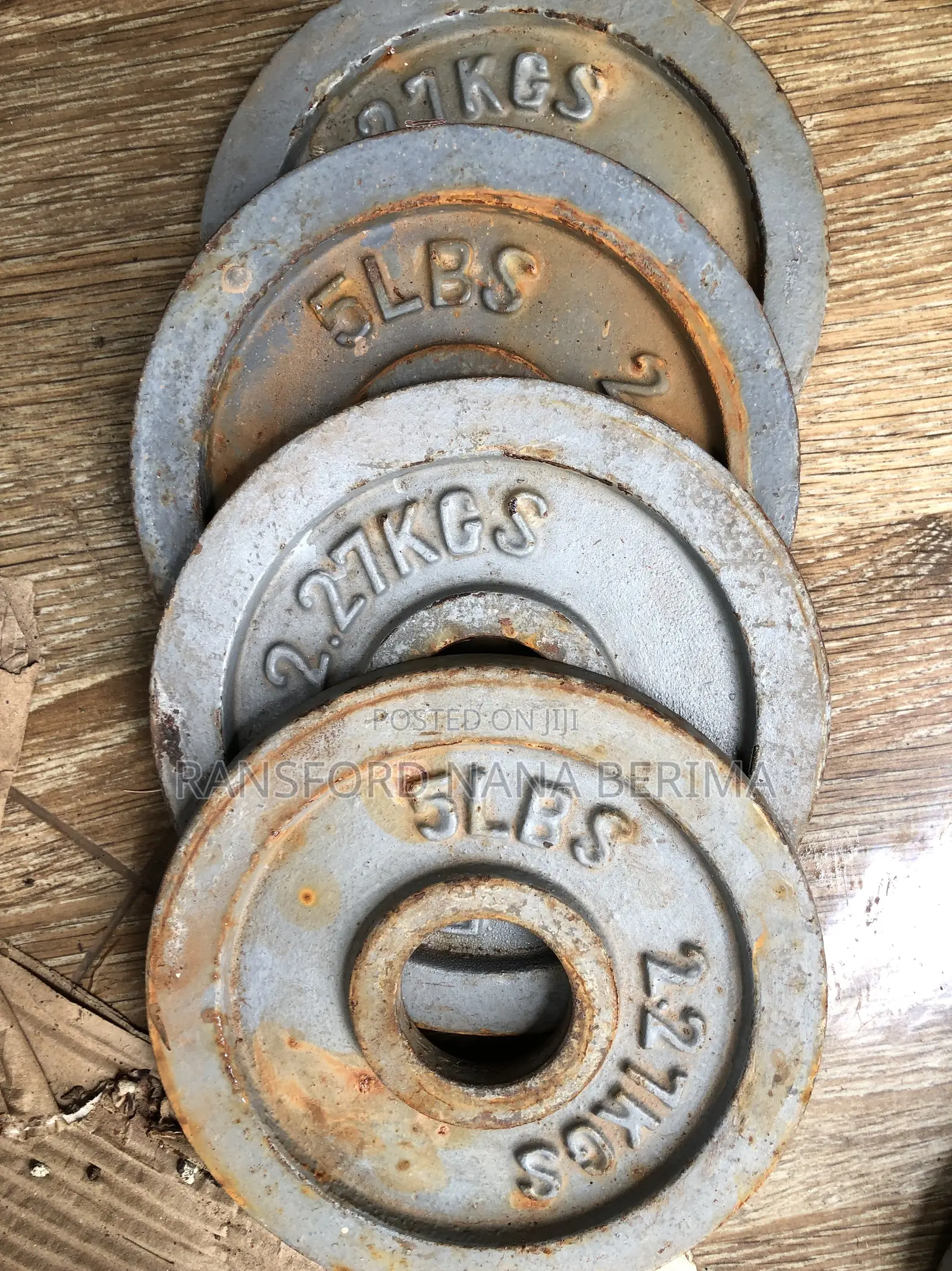 Complete Home Gym Weight Bench Press Set + Cast Iron Plates