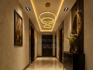 Golden Star 3 Steps Chandelier Light.