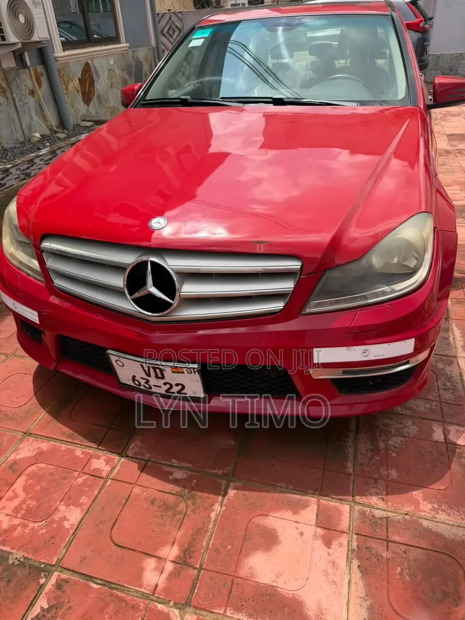 Mercedes-Benz C250 2014 Red