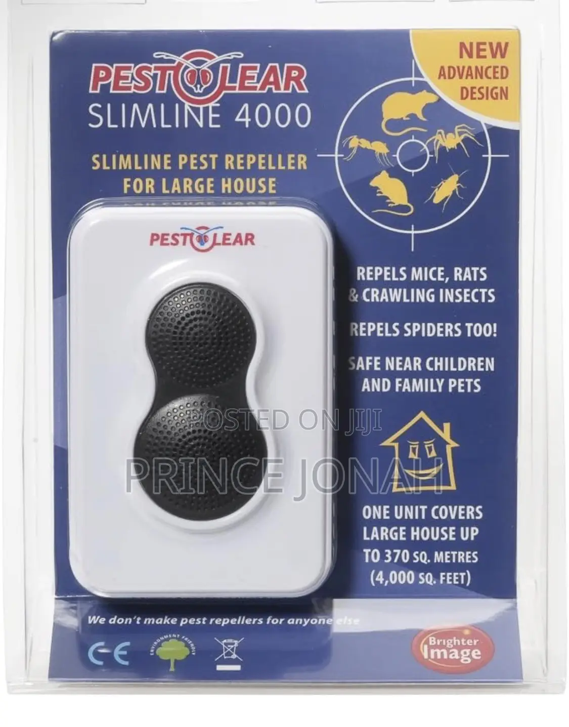 Prs4000a "Pest Clear" Slim Line 4000 Large House Pest Repeller