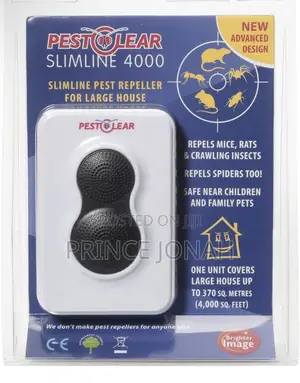 Prs4000a "Pest Clear" Slim Line 4000 Large House Pest Repeller