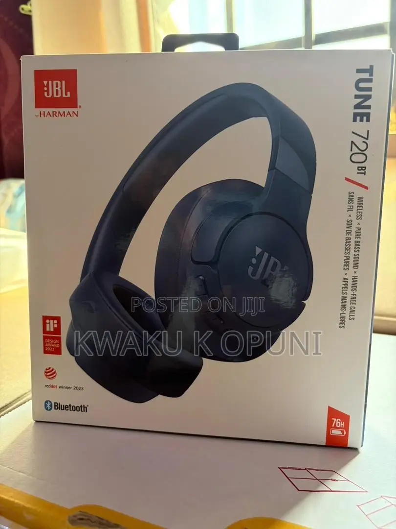 JBL Tune 720bt Wireless Over-Ear Headphones