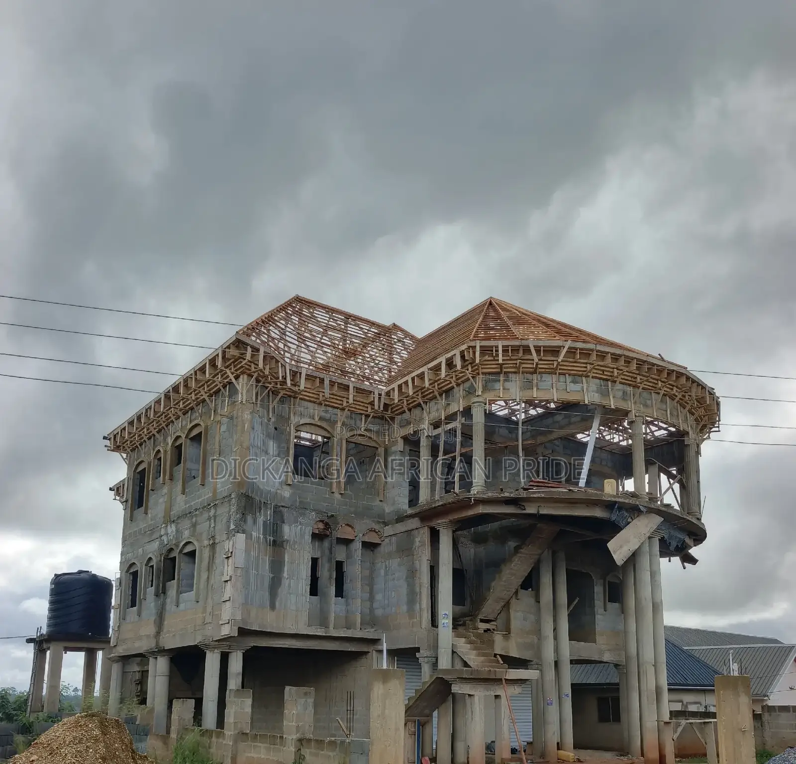 Great Wood Work Done By Dickanga Roofing Design
