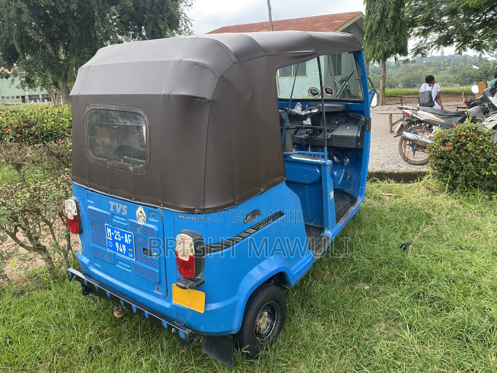 TVS King Deluxe Plus iTouch Start 2025 Blue