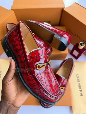 Louis Vuitton Red Loafers