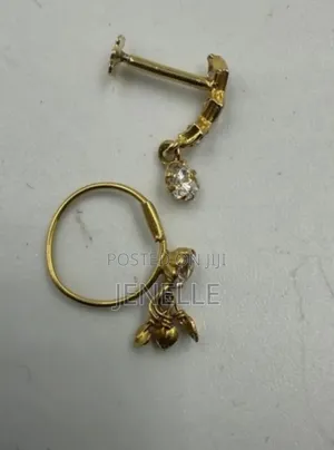  Gold Nose Studs