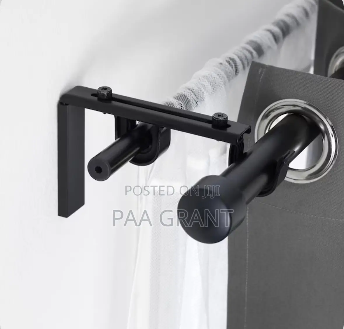 Rods That’S Mean Business (Extendable Double Curtains Rods