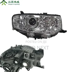 Mitsubishi Pajero Montero Headlight Chrome 2011-2015 Plastic Abs