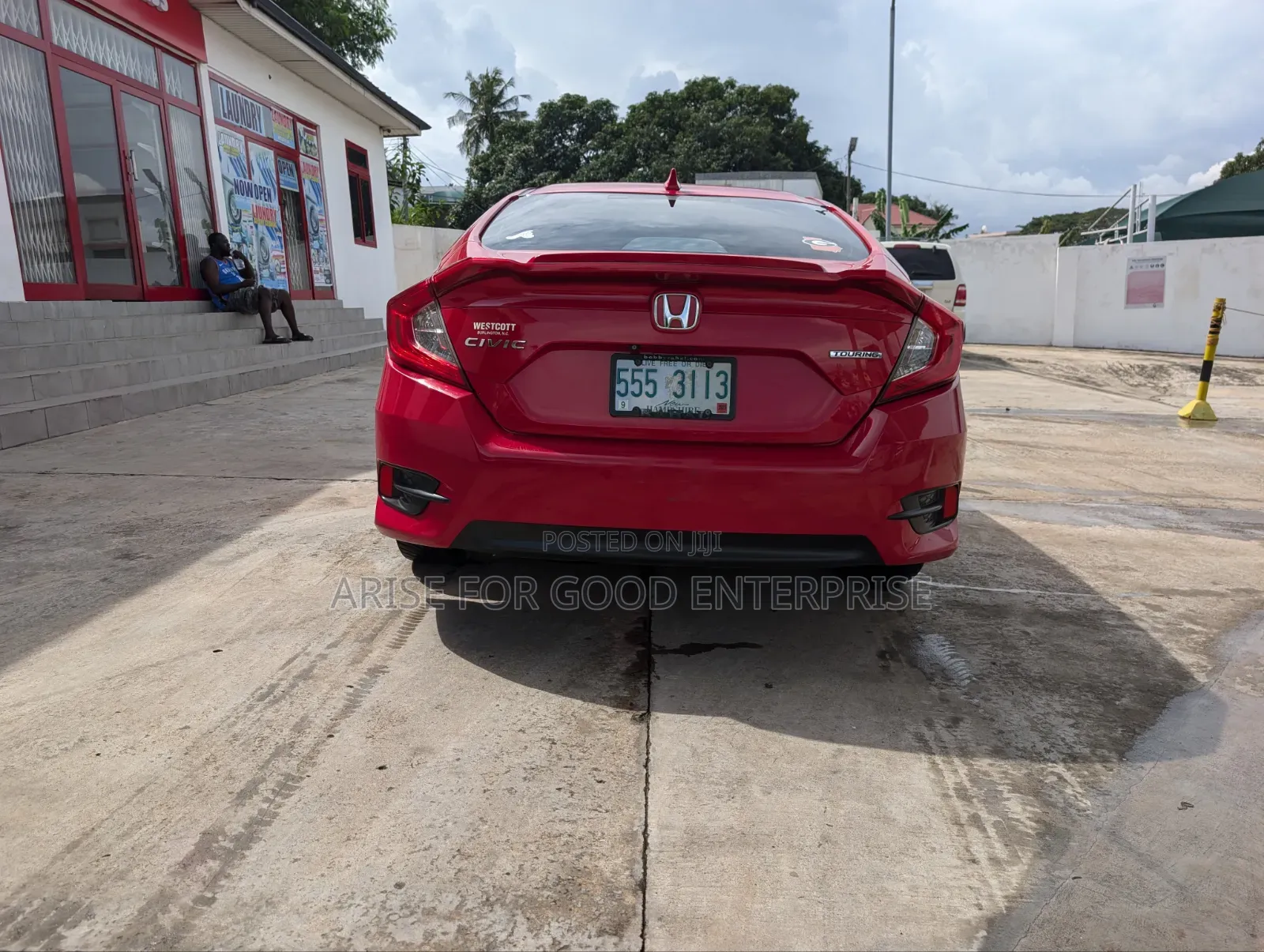 Honda Civic Touring 4dr Sedan (1.5L 4cyl) 2016 Red