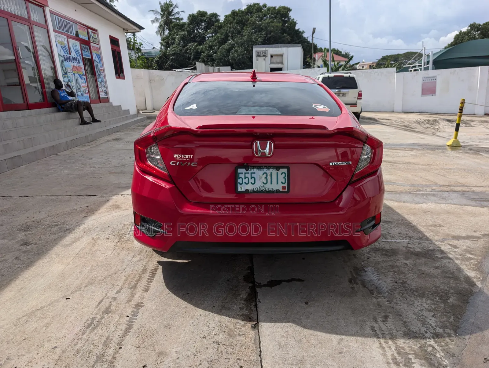 Honda Civic Touring 4dr Sedan (1.5L 4cyl) 2016 Red