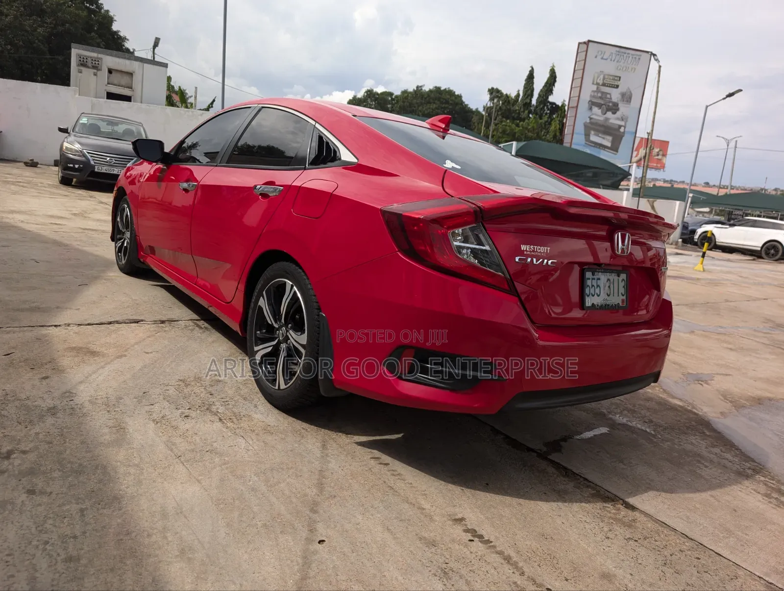 Honda Civic Touring 4dr Sedan (1.5L 4cyl) 2016 Red