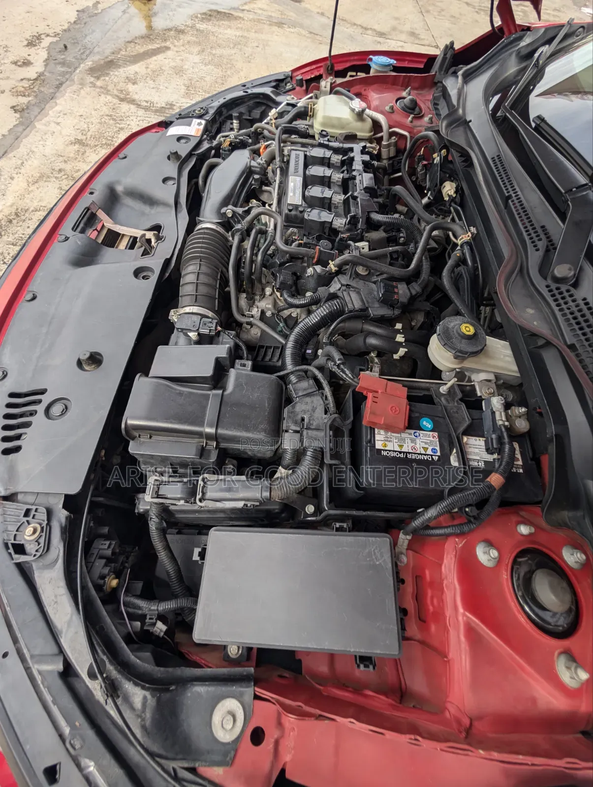 Honda Civic Touring 4dr Sedan (1.5L 4cyl) 2016 Red