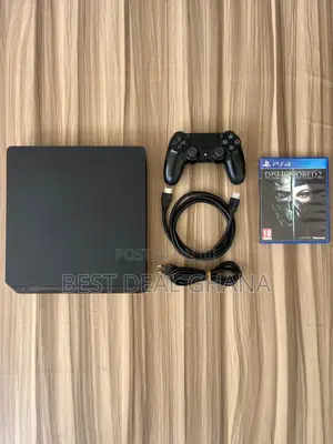 Ps4 Slim With Fc26, Accessories and 2 CDS
