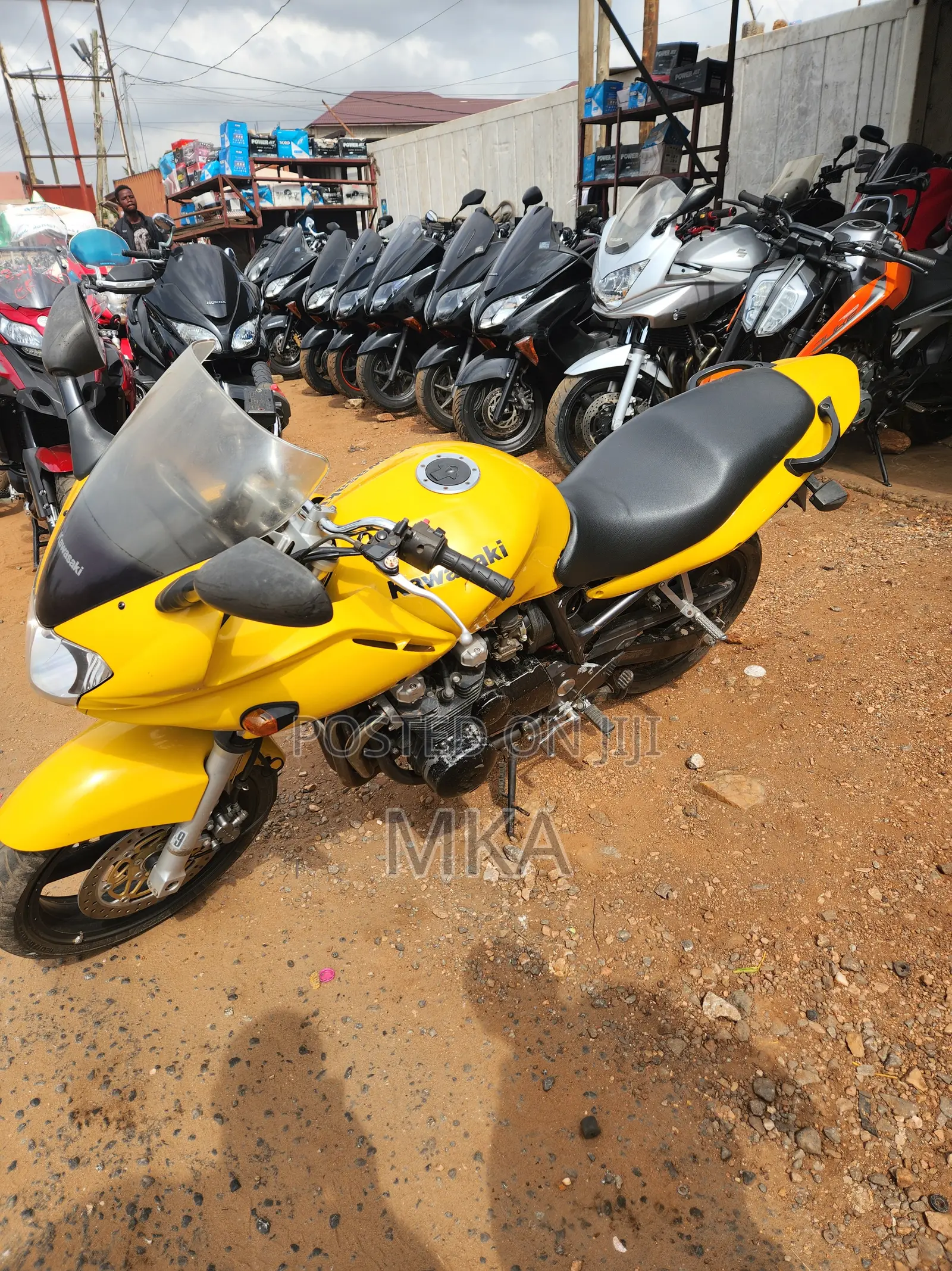 Kawasaki Z750 2003 Yellow
