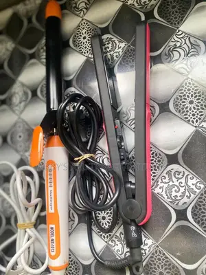 Hair Curler + Hair Straightener Combo