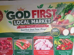 Local Market And Cold Store Fresh Casava Tomatoes And Yam ,Plantains .