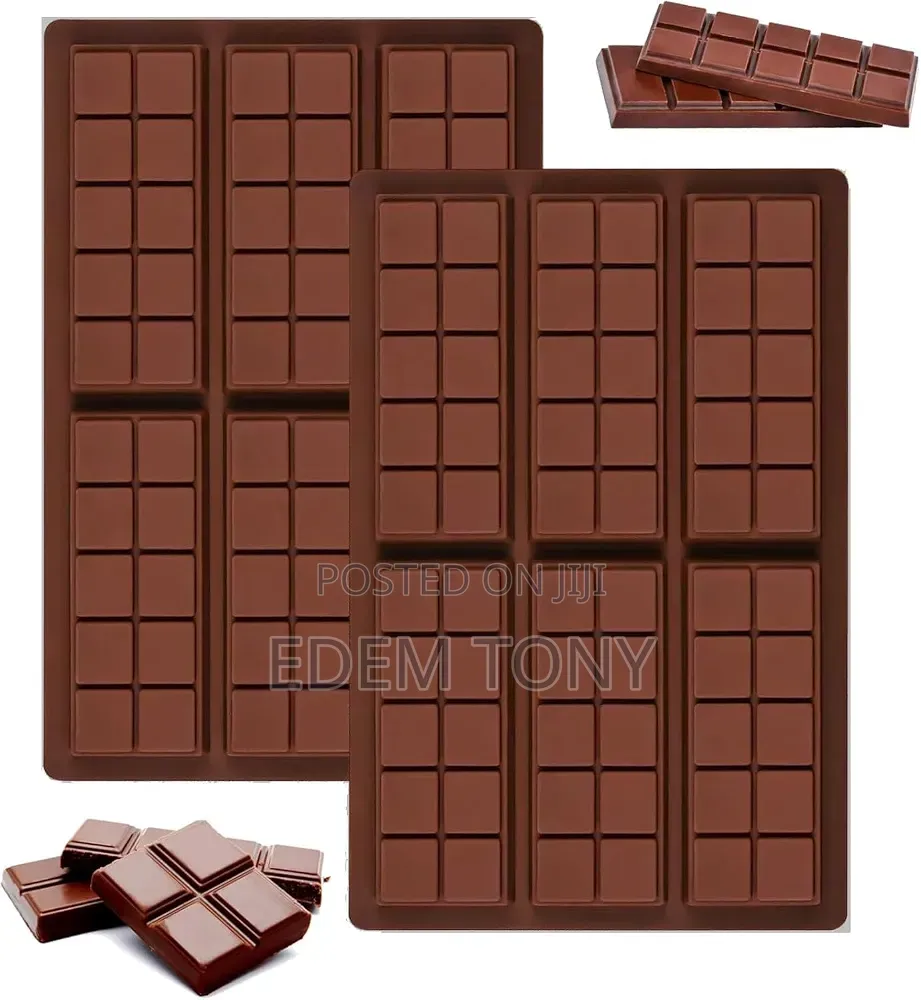 9 Cell 8 Section Chocolate Bar 43g Candy Professional Silicone Mould M