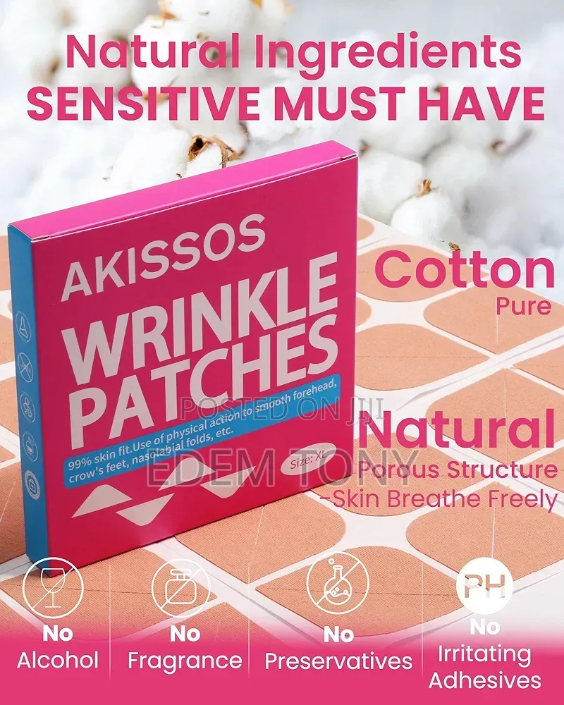 Akissos Facial Wrinkle Patches 80pcs Update Version
