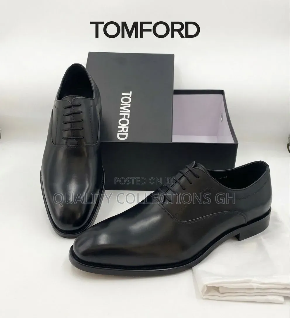 Authentic Tomford Black Shoe Men