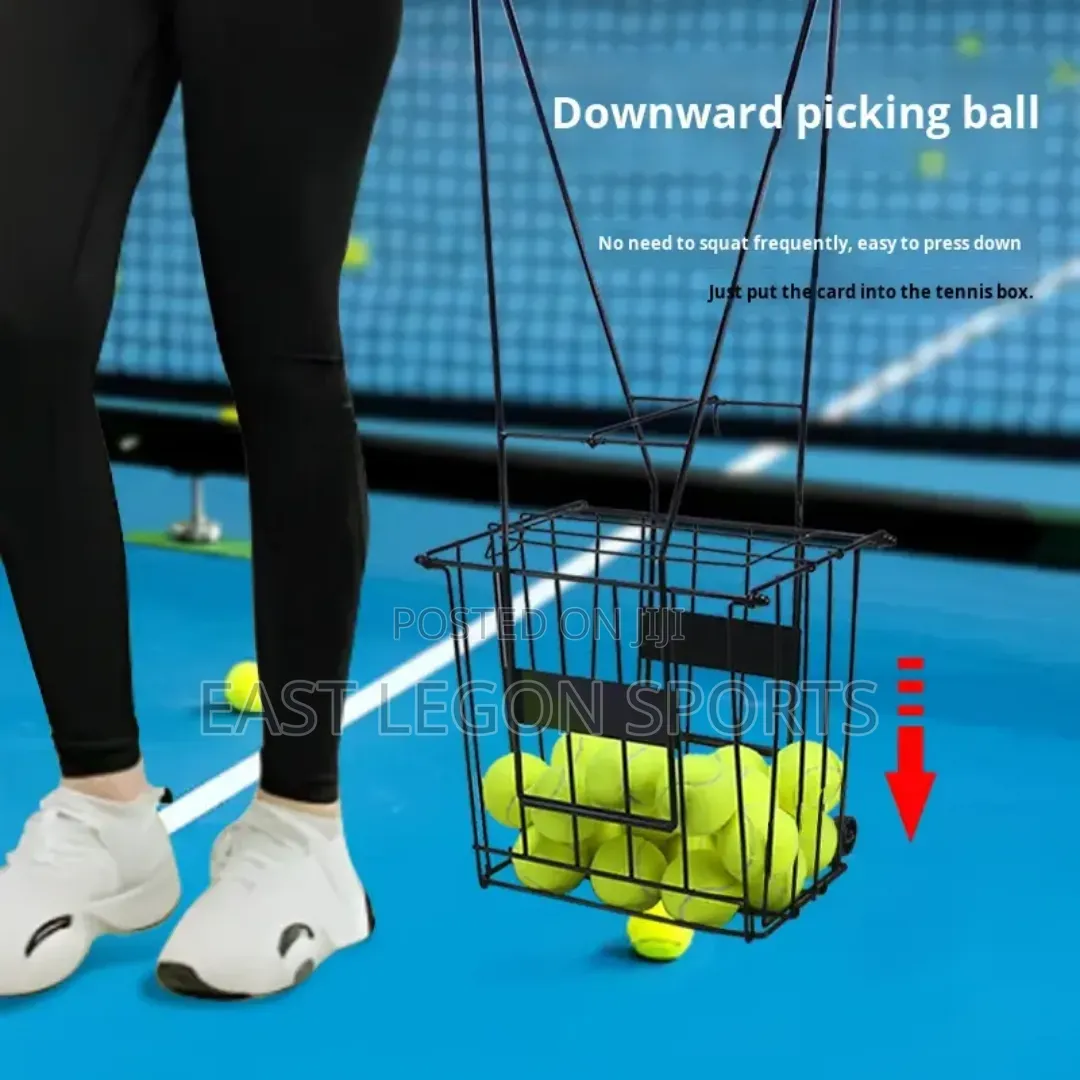 Tennis Balls Basket Ball Collector New Wheel