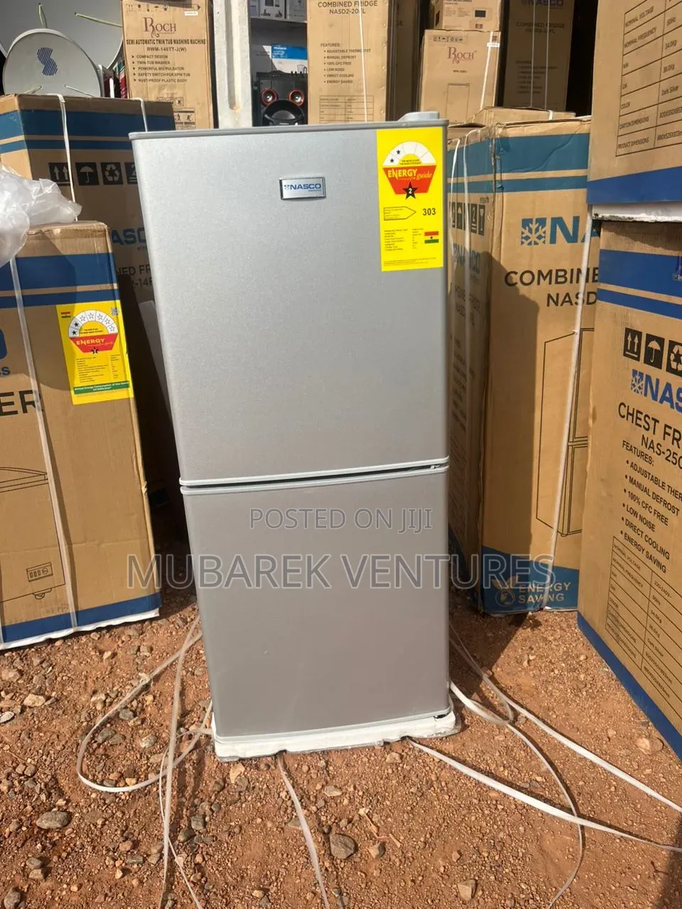 Nasco 106 LTR Bottom Freezer Refrigerator