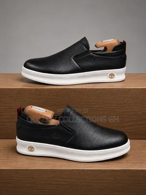 Authentic Black and White Timberland