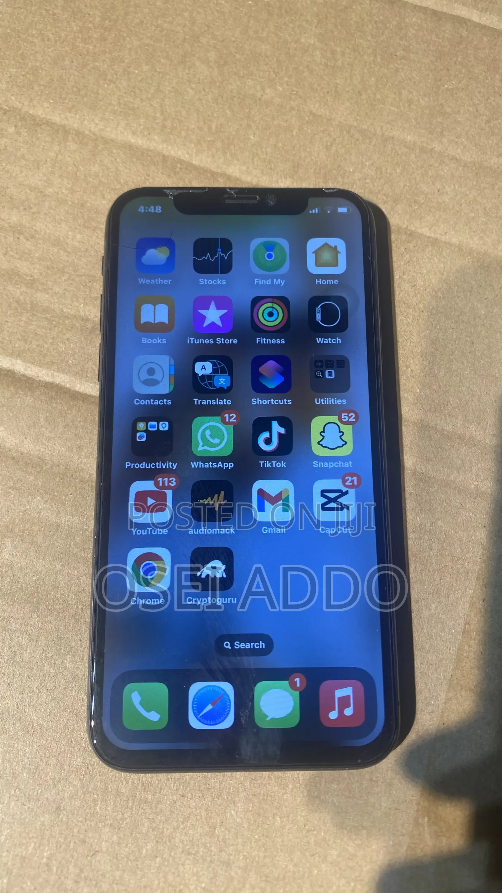 Apple iPhone X 64 GB Black