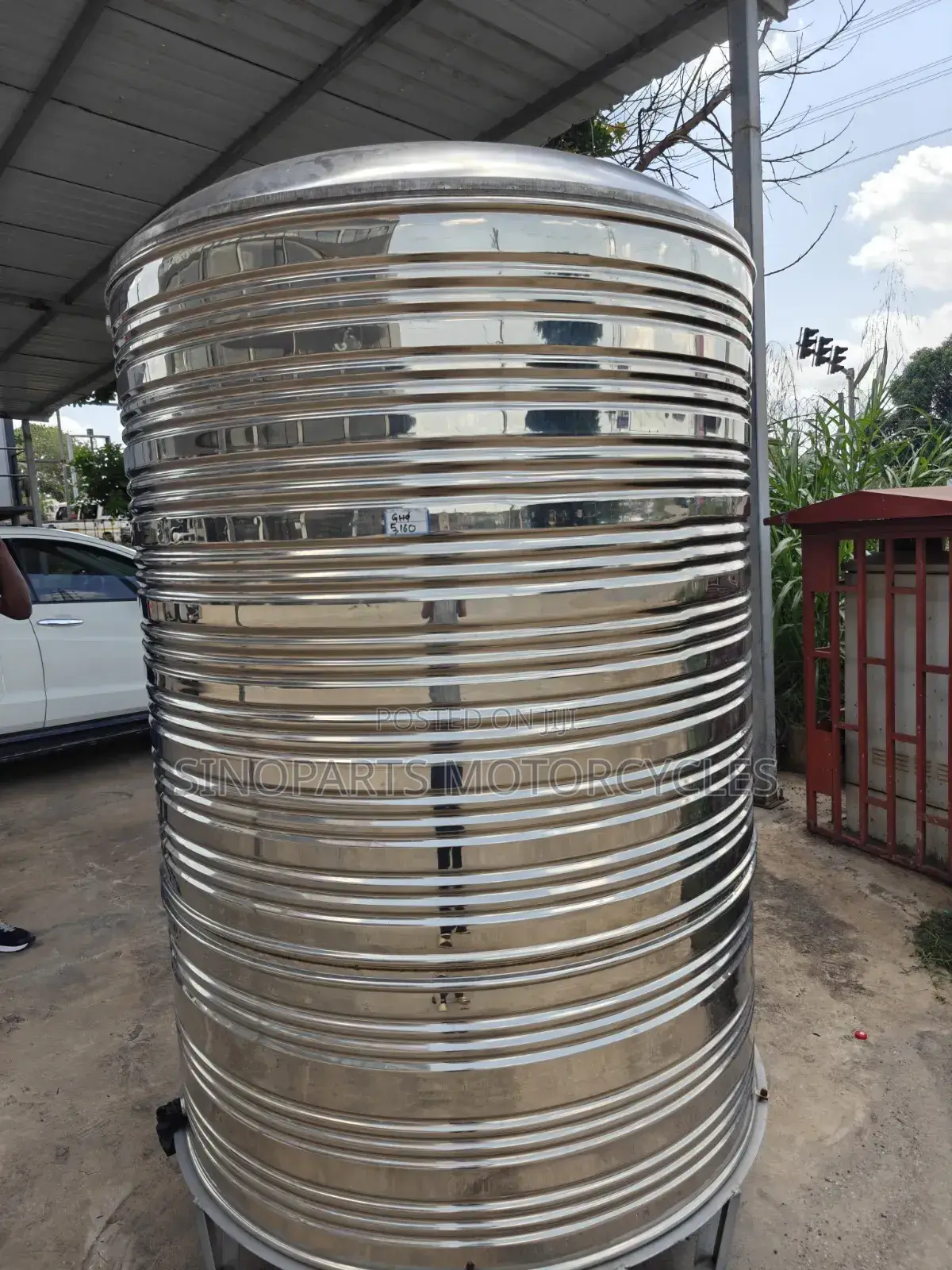 4000l 304 Stainless Steel Water Tank Rust Free Heavy Duty