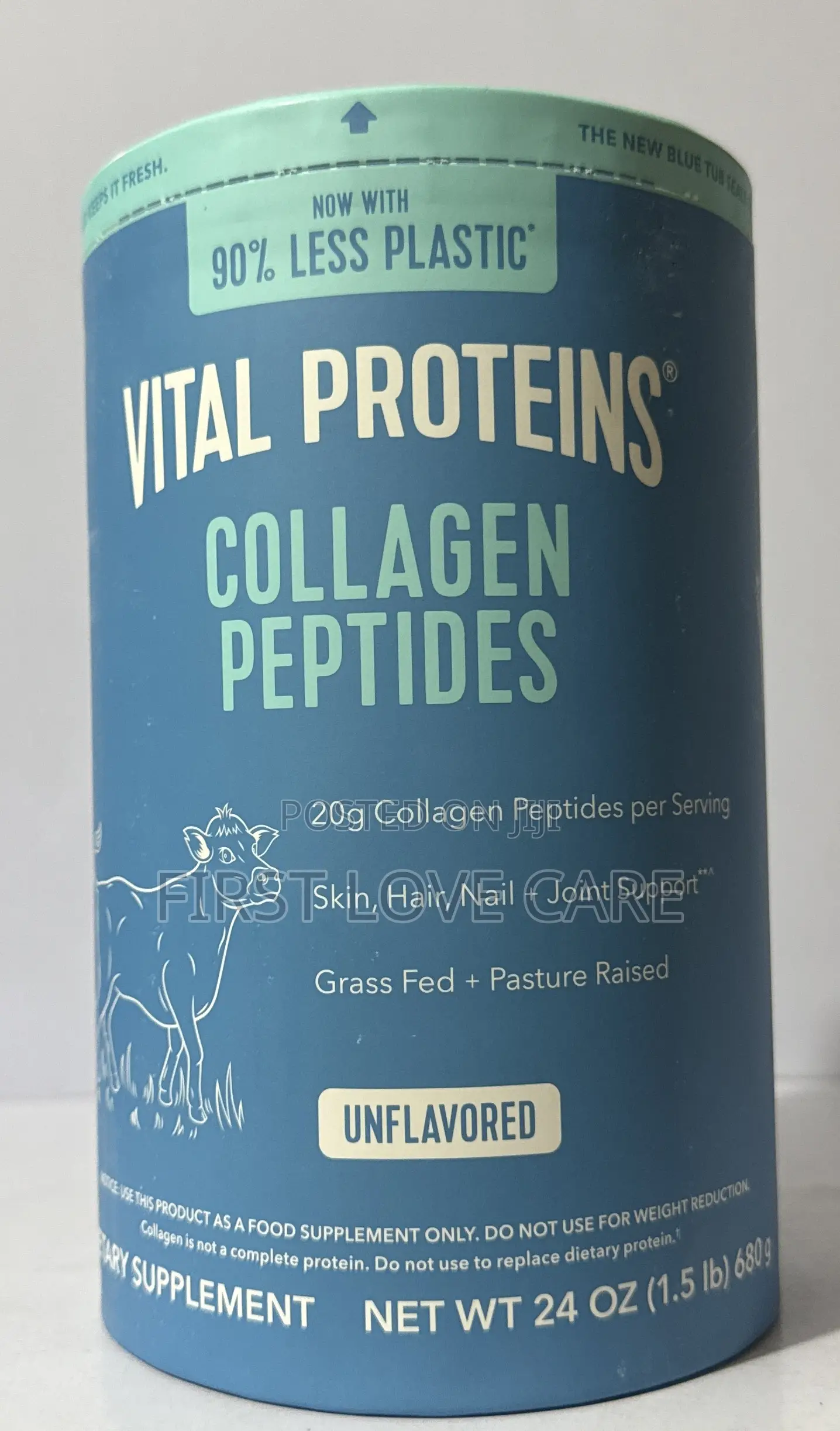 Vital Proteins Collagen Peptides Unflavored Netwt 24oz (1.5 Lb) 680 G