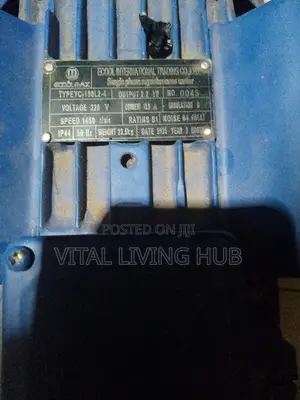 Single Phrase 3hp Electric Motor 220v+Pulley-Accra-Washing Bay