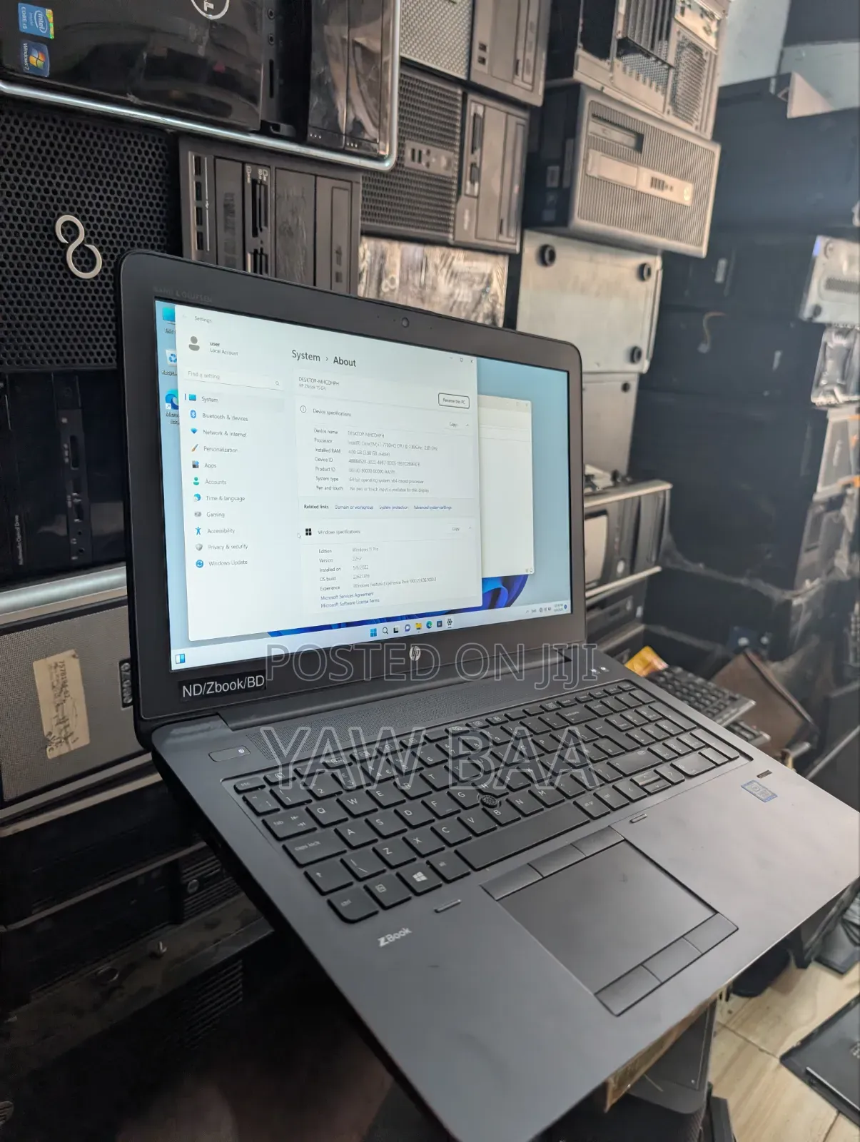 Laptop HP ZBook 15 G4 16GB Intel Core i7 SSD 256GB
